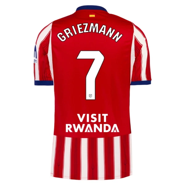 Koszulka Piłkarska Atlético Madryt Antoine Griezmann 7 Męska Domowa 2026/27 Koszulka Piłkarska Atlético Madryt Antoine Griezmann 7 Męska Domowa 2026/27