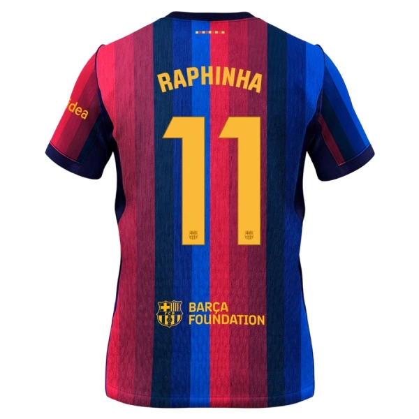 Koszulka Piłkarska FC Barcelona Raphinha 11 Dziecięca Domowa 2026/27