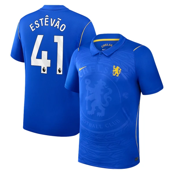 Koszulka Piłkarska Chelsea Estevao 41 Męska Domowa 2026/27 Koszulka Piłkarska Chelsea Estevao 41 Męska Domowa 2026/27