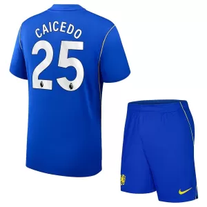 Koszulka Piłkarska Chelsea Moisés Caicedo 25 Dziecięca Domowa 2026/27