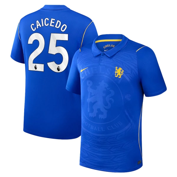Koszulka Piłkarska Chelsea Moisés Caicedo 25 Męska Domowa 2026/27 Koszulka Piłkarska Chelsea Moisés Caicedo 25 Męska Domowa 2026/27