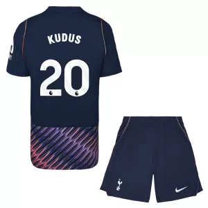 Koszulka Piłkarska Tottenham Hotspur Kudus 20 Dziecięca Wyjazdowa 2026/27
