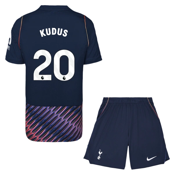 Koszulka Piłkarska Tottenham Hotspur Kudus 20 Dziecięca Wyjazdowa 2026/27 Koszulka Piłkarska Tottenham Hotspur Kudus 20 Dziecięca Wyjazdowa 2026/27