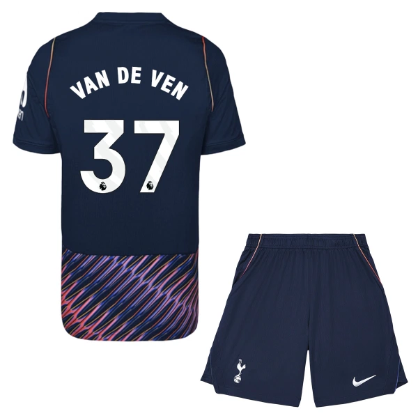 Koszulka Piłkarska Tottenham Hotspur Van De Ven 37 Dziecięca Wyjazdowa 2026/27 Koszulka Piłkarska Tottenham Hotspur Van De Ven 37 Dziecięca Wyjazdowa 2026/27