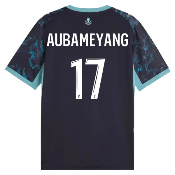 Koszulka Piłkarska Olympique Marsylia Aubameyang 17 Męska Wyjazdowa 2026/27 Koszulka Piłkarska Olympique Marsylia Aubameyang 17 Męska Wyjazdowa 2026/27
