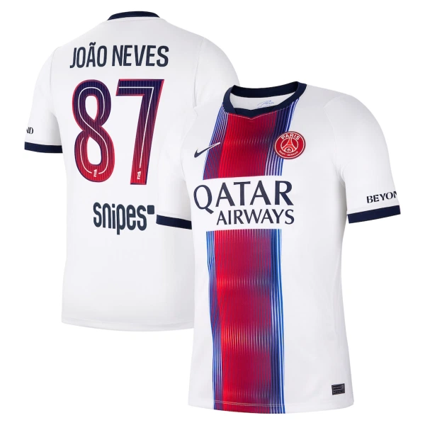 Koszulka Piłkarska Paris Saint-Germain Joao Neves 87 Męska Wyjazdowa 2026/27 Koszulka Piłkarska Paris Saint-Germain Joao Neves 87 Męska Wyjazdowa 2026/27