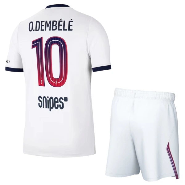 Koszulka Piłkarska Paris Saint-Germain Ousmane Dembélé 10 Dziecięca Wyjazdowa 2026/27 Koszulka Piłkarska Paris Saint-Germain Ousmane Dembélé 10 Dziecięca Wyjazdowa 2026/27