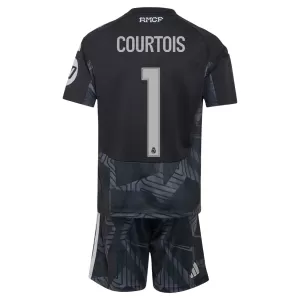 Koszulka Piłkarska Bramkarska Real Madryt Thibaut Courtois 1 Dziecięca Domowa 2026/27