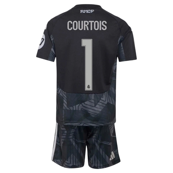 Koszulka Piłkarska Bramkarska Real Madryt Thibaut Courtois 1 Dziecięca Domowa 2026/27 Koszulka Piłkarska Bramkarska Real Madryt Thibaut Courtois 1 Dziecięca Domowa 2026/27