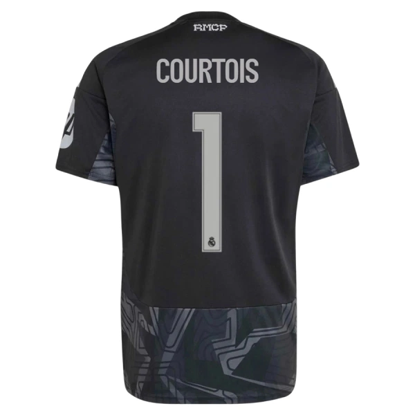 Koszulka Piłkarska Bramkarska Real Madryt Thibaut Courtois 1 Męska Domowa 2026/27 Koszulka Piłkarska Bramkarska Real Madryt Thibaut Courtois 1 Męska Domowa 2026/27
