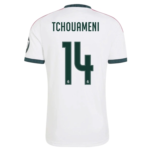 Koszulka Piłkarska Real Madryt Aurélien Tchouaméni 14 Męska Domowa 2026/27 Koszulka Piłkarska Real Madryt Aurélien Tchouaméni 14 Męska Domowa 2026/27