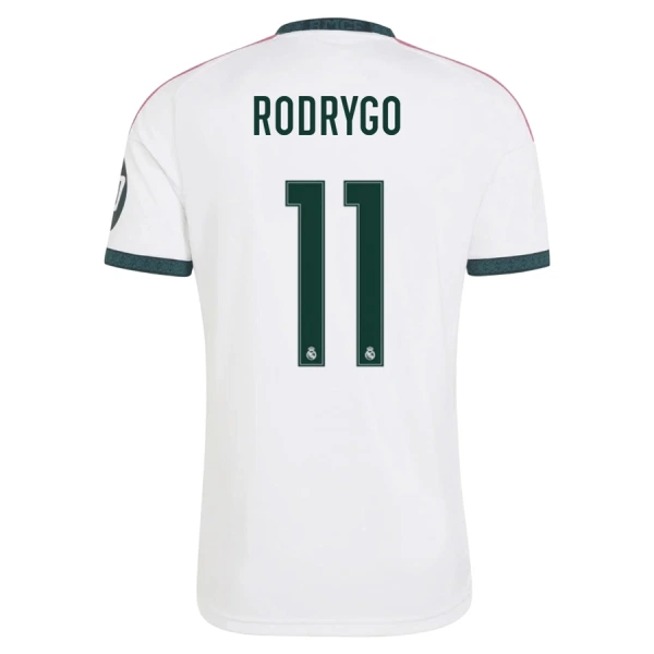 Koszulka Piłkarska Real Madryt Rodrygo Goes 11 Męska Domowa 2026/27 Koszulka Piłkarska Real Madryt Rodrygo Goes 11 Męska Domowa 2026/27