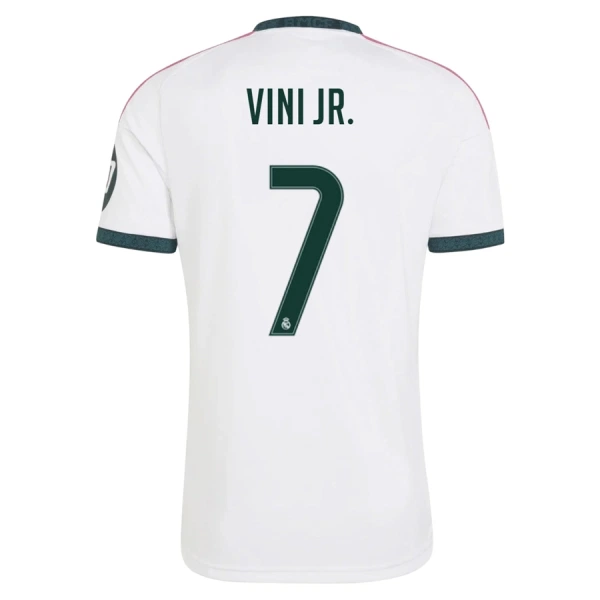 Koszulka Piłkarska Real Madryt Vinicius Junior 7 Męska Domowa 2026/27 Koszulka Piłkarska Real Madryt Vinicius Junior 7 Męska Domowa 2026/27