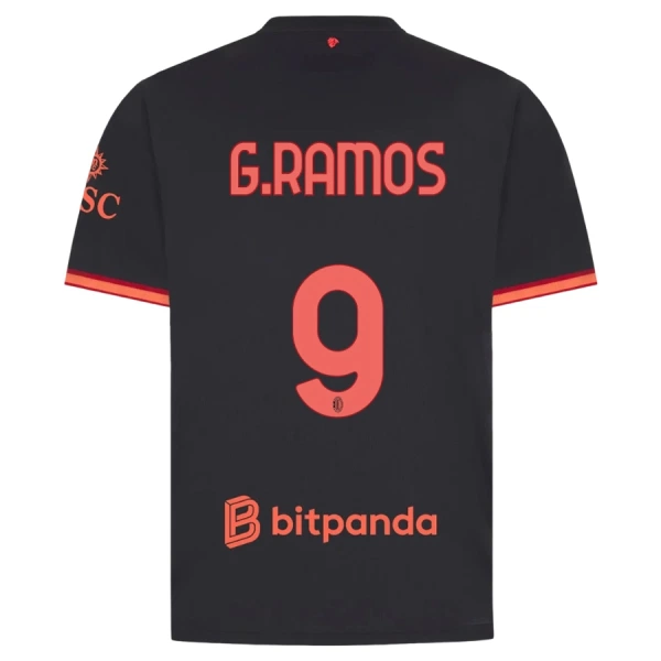 Koszulka Piłkarska AC Milan G. Ramos 9 Męska Alternatywna 2026/27 Koszulka Piłkarska AC Milan G. Ramos 9 Męska Alternatywna 2026/27