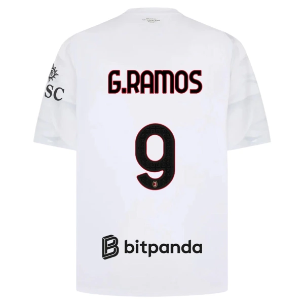 Koszulka Piłkarska AC Milan G. Ramos 9 Męska Wyjazdowa 2026/27 Koszulka Piłkarska AC Milan G. Ramos 9 Męska Wyjazdowa 2026/27