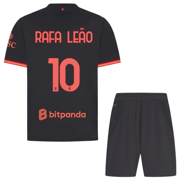 Koszulka Piłkarska AC Milan Rafael Leão 10 Dziecięca Alternatywna 2026/27 Koszulka Piłkarska AC Milan Rafael Leão 10 Dziecięca Alternatywna 2026/27