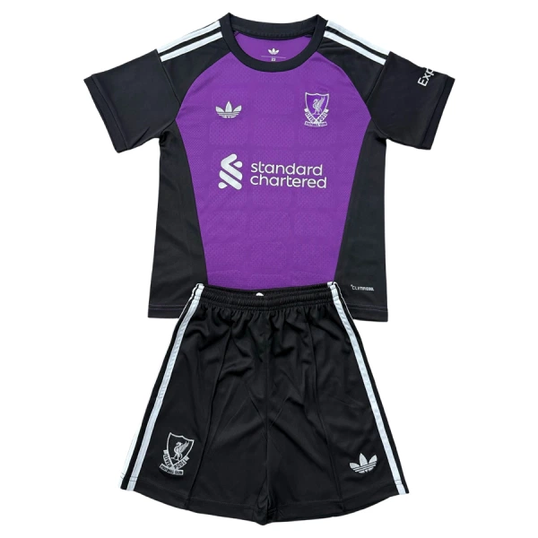 Koszulka Piłkarska Bramkarska Liverpool Dziecięca 2026/27 Fioletowy Koszulka Piłkarska Bramkarska Liverpool Dziecięca 2026/27 Fioletowy