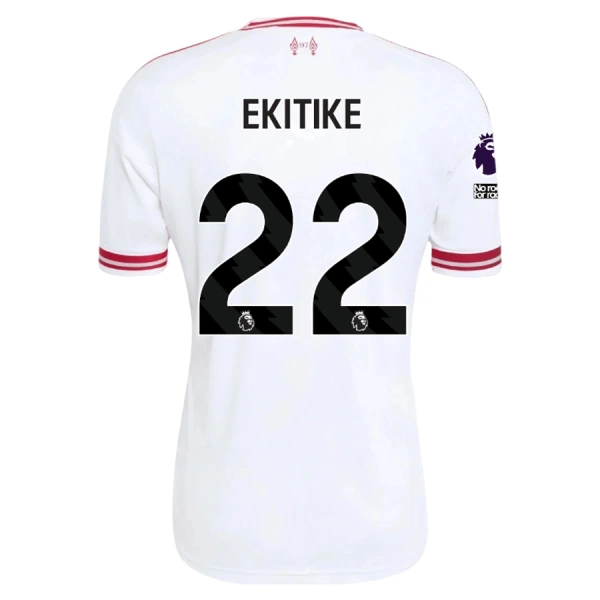 Koszulka Piłkarska Liverpool Ekitike 22 Dziecięca Wyjazdowa 2026/27