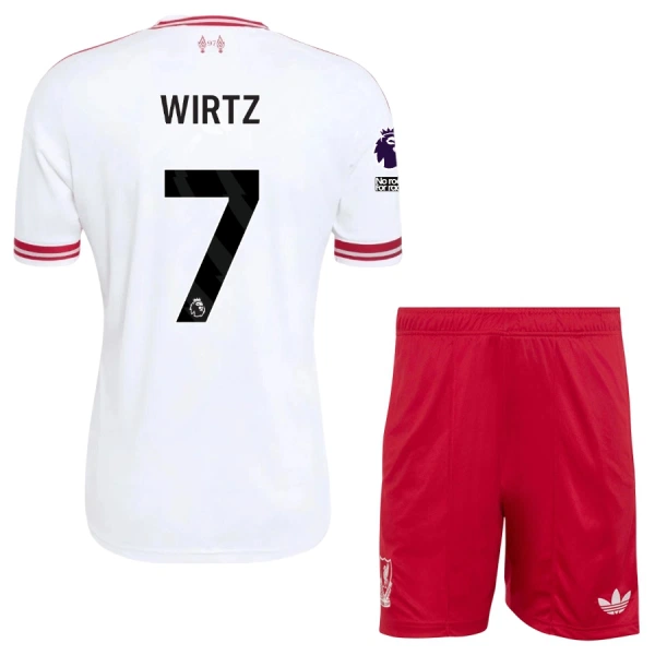 Koszulka Piłkarska Liverpool Florian Wirtz 7 Dziecięca Wyjazdowa 2026/27 Koszulka Piłkarska Liverpool Florian Wirtz 7 Dziecięca Wyjazdowa 2026/27