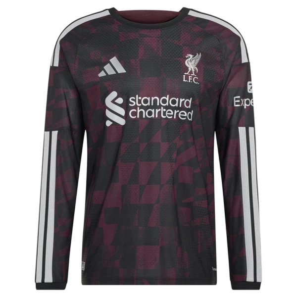 Koszulka Piłkarska Liverpool Męska Alternatywna 2026/27 Długi Rękaw Koszulka Piłkarska Liverpool Męska Alternatywna 2026/27 Długi Rękaw