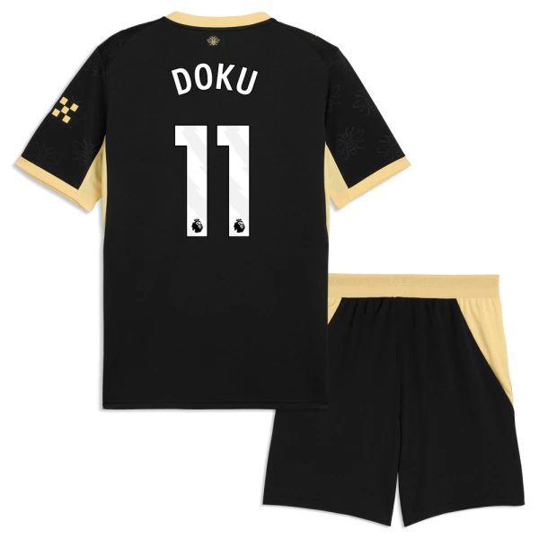 Koszulka Piłkarska Manchester City Jérémy Doku 11 Dziecięca Wyjazdowa 2026/27 Koszulka Piłkarska Manchester City Jérémy Doku 11 Dziecięca Wyjazdowa 2026/27
