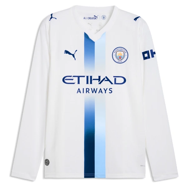 Koszulka Piłkarska Manchester City Męska Alternatywna 2026/27 Długi Rękaw Koszulka Piłkarska Manchester City Męska Alternatywna 2026/27 Długi Rękaw