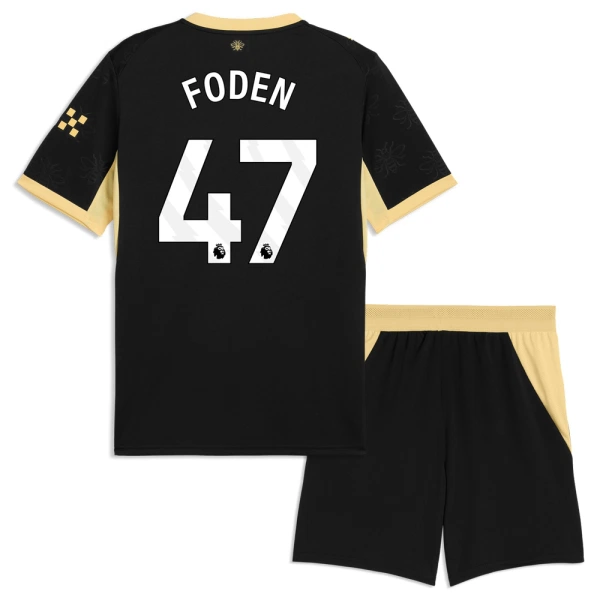 Koszulka Piłkarska Manchester City Phil Foden 47 Dziecięca Wyjazdowa 2026/27 Koszulka Piłkarska Manchester City Phil Foden 47 Dziecięca Wyjazdowa 2026/27
