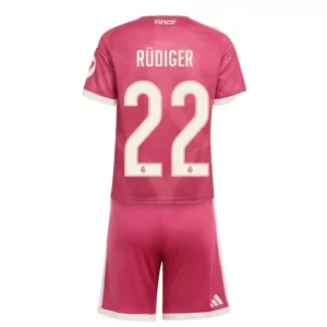 Koszulka Piłkarska Real Madryt Antonio Rüdiger 22 Dziecięca Alternatywna 2026/27