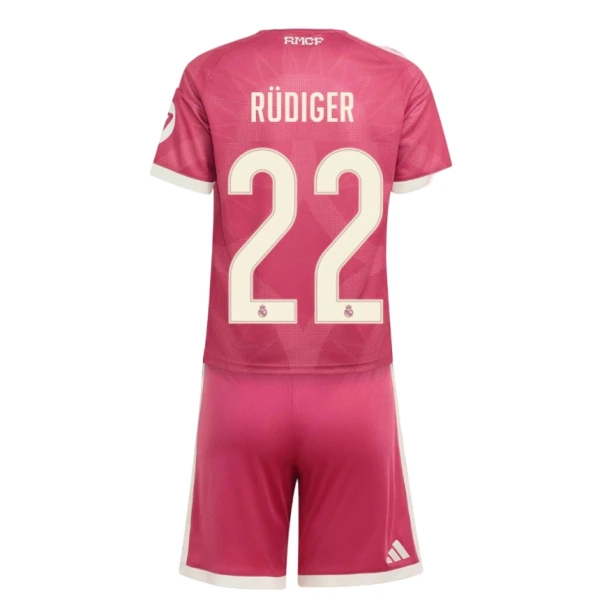 Koszulka Piłkarska Real Madryt Antonio Rüdiger 22 Dziecięca Alternatywna 2026/27 Koszulka Piłkarska Real Madryt Antonio Rüdiger 22 Dziecięca Alternatywna 2026/27