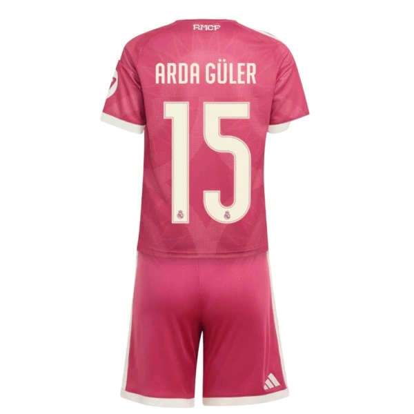 Koszulka Piłkarska Real Madryt Arda Güler 15 Dziecięca Alternatywna 2026/27