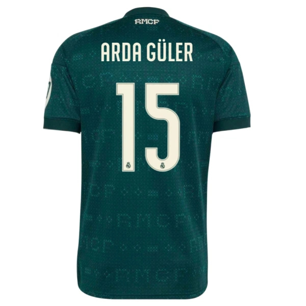 Koszulka Piłkarska Real Madryt Arda Güler 15 Męska Wyjazdowa 2026/27 Koszulka Piłkarska Real Madryt Arda Güler 15 Męska Wyjazdowa 2026/27