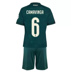 Koszulka Piłkarska Real Madryt Eduardo Camavinga 6 Dziecięca Wyjazdowa 2026/27