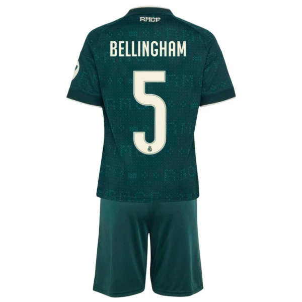 Koszulka Piłkarska Real Madryt Jude Bellingham 5 Dziecięca Wyjazdowa 2026/27 Koszulka Piłkarska Real Madryt Jude Bellingham 5 Dziecięca Wyjazdowa 2026/27