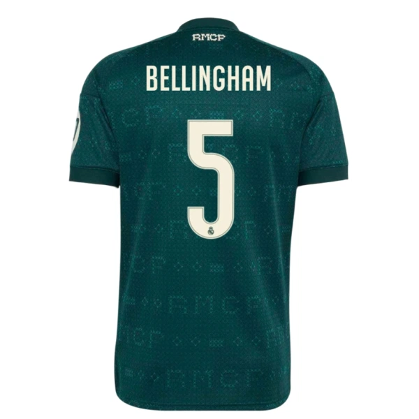 Koszulka Piłkarska Real Madryt Jude Bellingham 5 Męska Wyjazdowa 2026/27 Koszulka Piłkarska Real Madryt Jude Bellingham 5 Męska Wyjazdowa 2026/27
