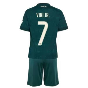 Koszulka Piłkarska Real Madryt Vinicius Junior 7 Dziecięca Wyjazdowa 2026/27