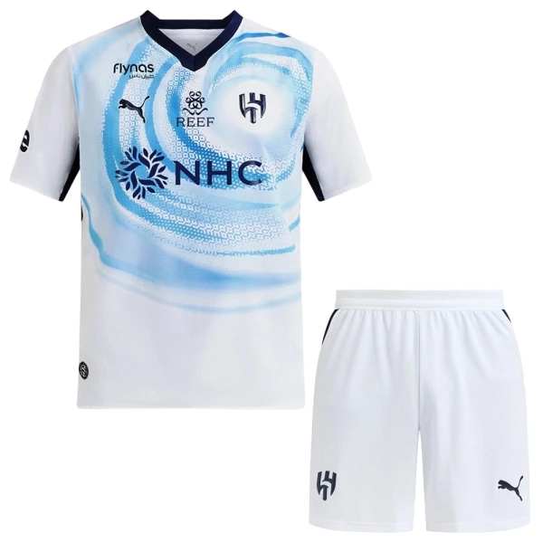 Koszulka Piłkarska Al Hilal SFC Dziecięca Wyjazdowa 2026/27 Koszulka Piłkarska Al Hilal SFC Dziecięca Wyjazdowa 2026/27