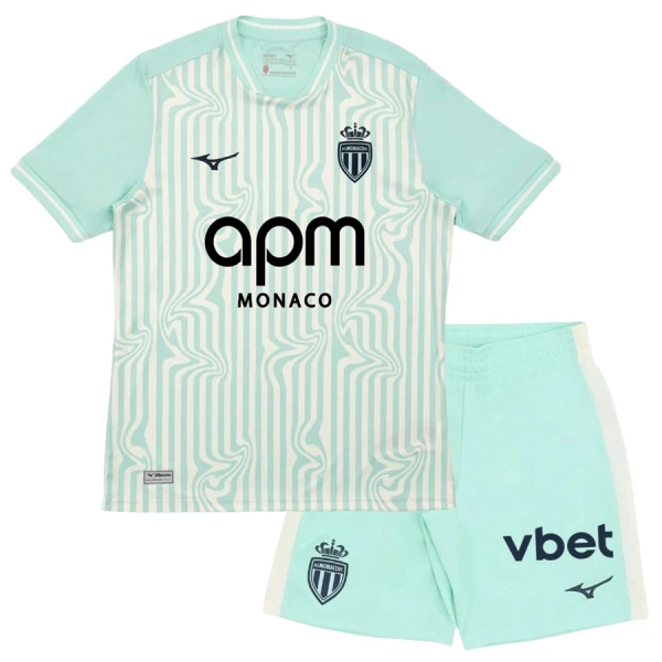 Koszulka Piłkarska AS Monaco Dziecięca Alternatywna 2026/27 Koszulka Piłkarska AS Monaco Dziecięca Alternatywna 2026/27
