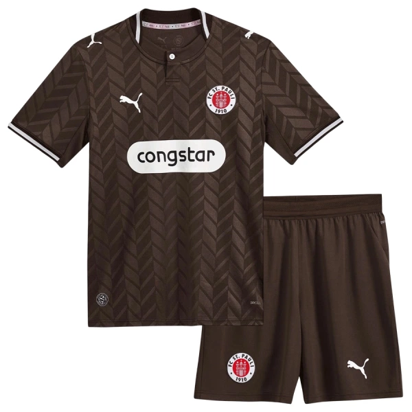 Koszulka Piłkarska St Pauli Dziecięca Domowa 2026/27