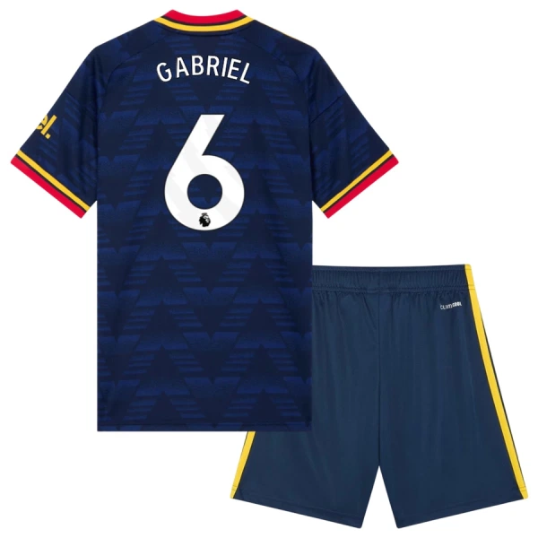 Koszulka Piłkarska Arsenal Gabriel 6 Dziecięca Wyjazdowa 2026/27 Koszulka Piłkarska Arsenal Gabriel 6 Dziecięca Wyjazdowa 2026/27