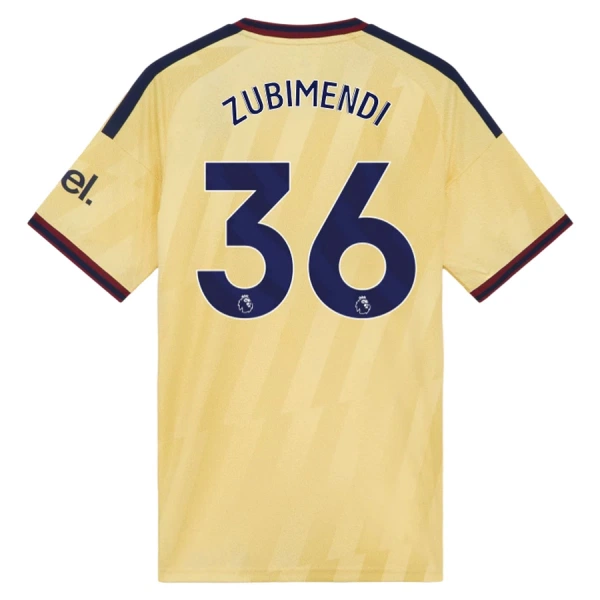 Koszulka Piłkarska Arsenal Zubimendi 36 Męska Alternatywna 2026/27 Koszulka Piłkarska Arsenal Zubimendi 36 Męska Alternatywna 2026/27