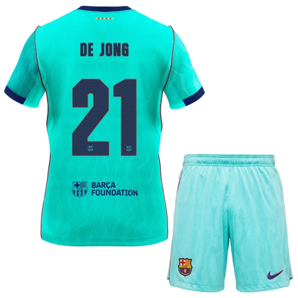 Koszulka Piłkarska FC Barcelona Frenkie de Jong 21 Dziecięca Alternatywna 2026/27 Koszulka Piłkarska FC Barcelona Frenkie de Jong 21 Dziecięca Alternatywna 2026/27