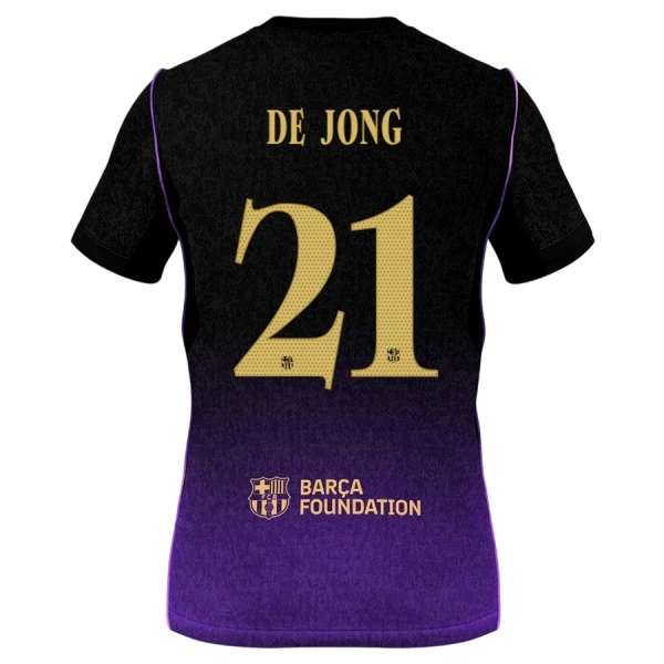 Koszulka Piłkarska FC Barcelona Frenkie de Jong 21 Męska Wyjazdowa 2026/27 Koszulka Piłkarska FC Barcelona Frenkie de Jong 21 Męska Wyjazdowa 2026/27