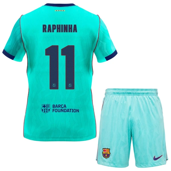Koszulka Piłkarska FC Barcelona Raphinha 11 Dziecięca Alternatywna 2026/27 Koszulka Piłkarska FC Barcelona Raphinha 11 Dziecięca Alternatywna 2026/27