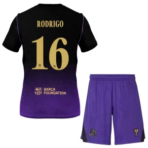 Koszulka Piłkarska FC Barcelona Rodrigo Hernández 16 Dziecięca Wyjazdowa 2026/27