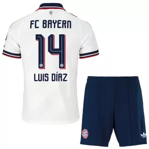 Koszulka Piłkarska FC Bayern Monachium Luis Díaz 14 Dziecięca Wyjazdowa 2026/27