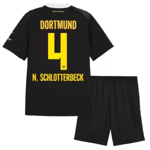 Koszulka Piłkarska Borussia Dortmund Nico Schlotterbeck 4 Dziecięca Wyjazdowa 2026/27