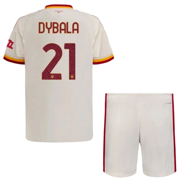 Koszulka Piłkarska AS Roma Paulo Dybala 21 Dziecięca Wyjazdowa 2026/27 Koszulka Piłkarska AS Roma Paulo Dybala 21 Dziecięca Wyjazdowa 2026/27