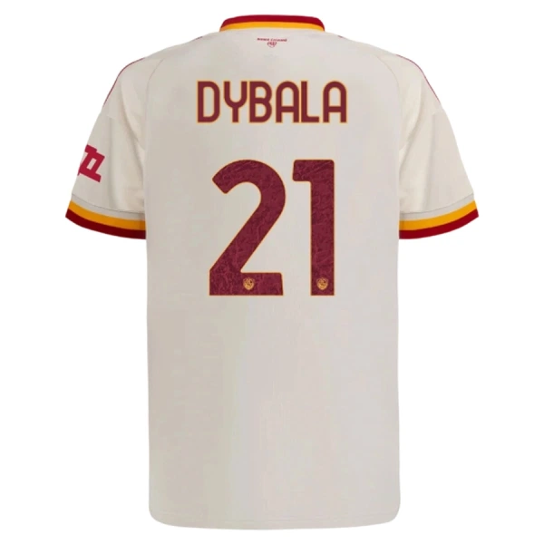 Koszulka Piłkarska AS Roma Paulo Dybala 21 Męska Wyjazdowa 2026/27 Koszulka Piłkarska AS Roma Paulo Dybala 21 Męska Wyjazdowa 2026/27