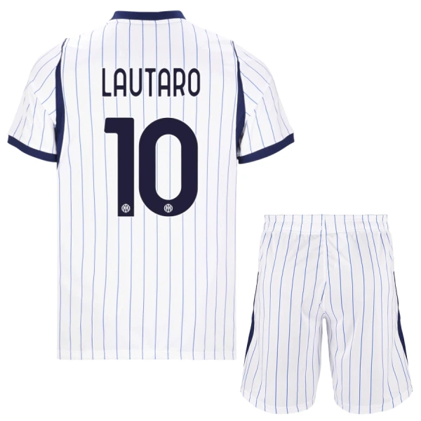 Koszulka Piłkarska Inter Mediolan Lautaro Martínez 10 Dziecięca Wyjazdowa 2026/27 Koszulka Piłkarska Inter Mediolan Lautaro Martínez 10 Dziecięca Wyjazdowa 2026/27