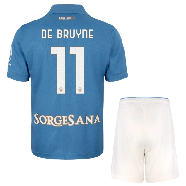 Koszulka Piłkarska SSC Napoli Kevin De Bruyne 11 Dziecięca Domowa 2026/27 Koszulka Piłkarska SSC Napoli Kevin De Bruyne 11 Dziecięca Domowa 2026/27